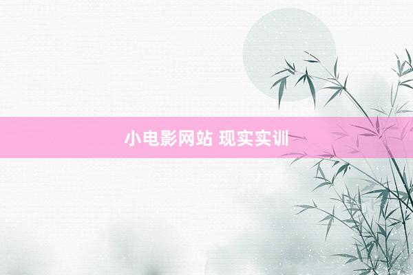 小电影网站 现实实训