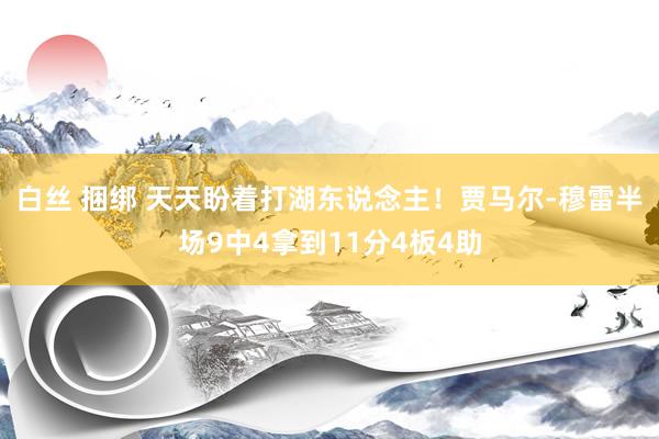白丝 捆绑 天天盼着打湖东说念主！贾马尔-穆雷半场9中4拿到11分4板4助