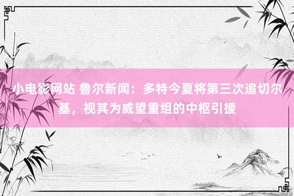 小电影网站 鲁尔新闻：多特今夏将第三次追切尔基，视其为威望重组的中枢引援